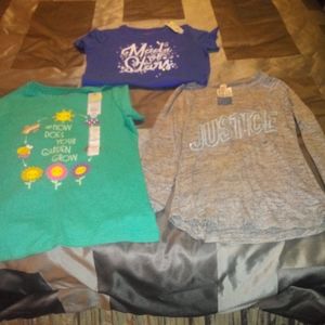 BNWT lot of 3 girls shirts